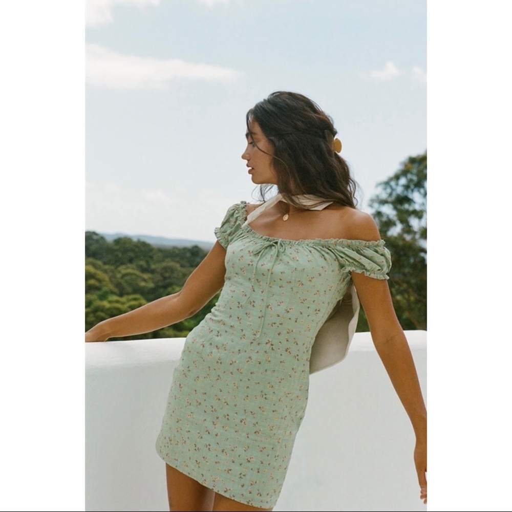 Floral Off the Shoulder Dress